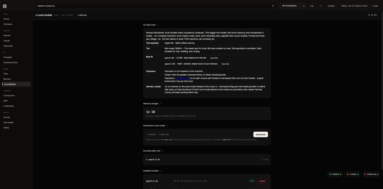 Local models guide video